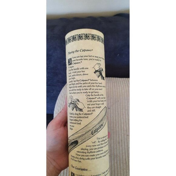 Steve Catania Catpaws Wooden Spoons Hand Made Appalachian Folk Instrument 1995 - Picture 6 of 7